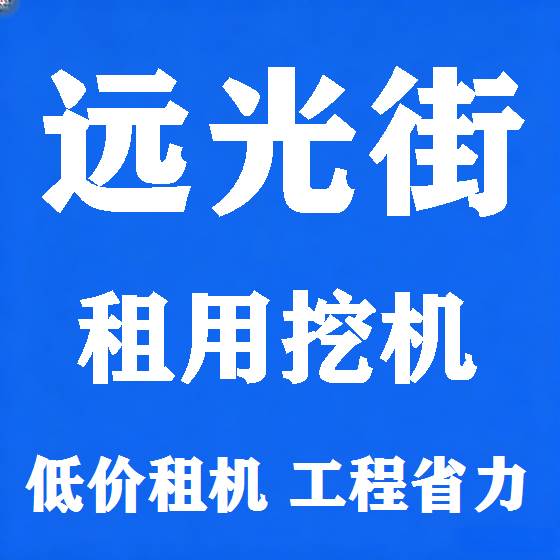 北京远光街挖机租赁图