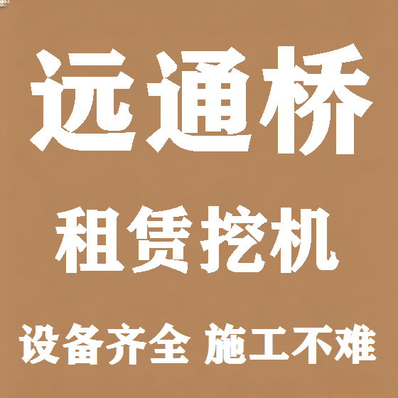 北京远通桥挖机租赁图