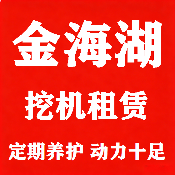 北京金海湖挖机租赁图
