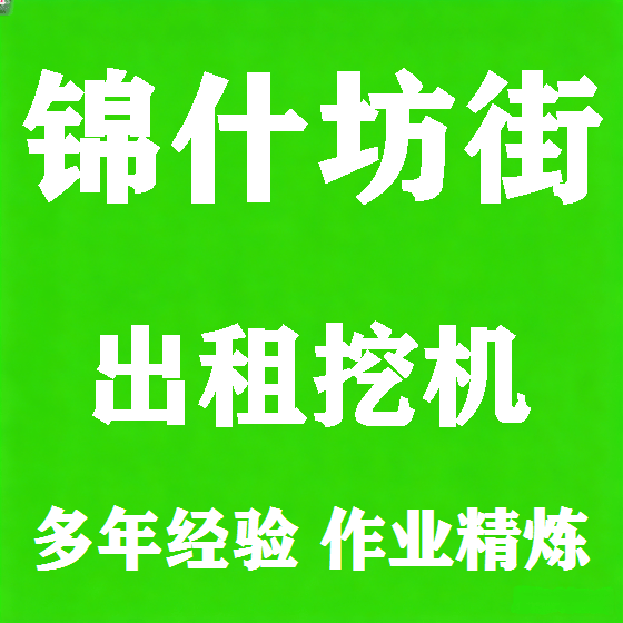 北京锦什坊街挖机租赁图