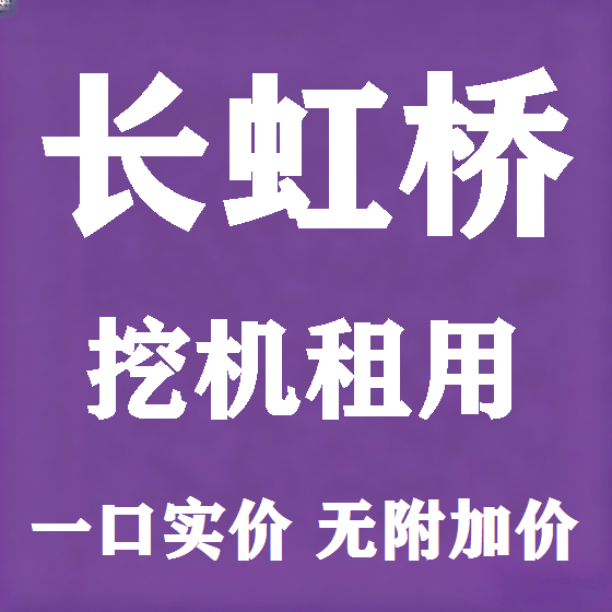 北京长虹桥挖机租赁图