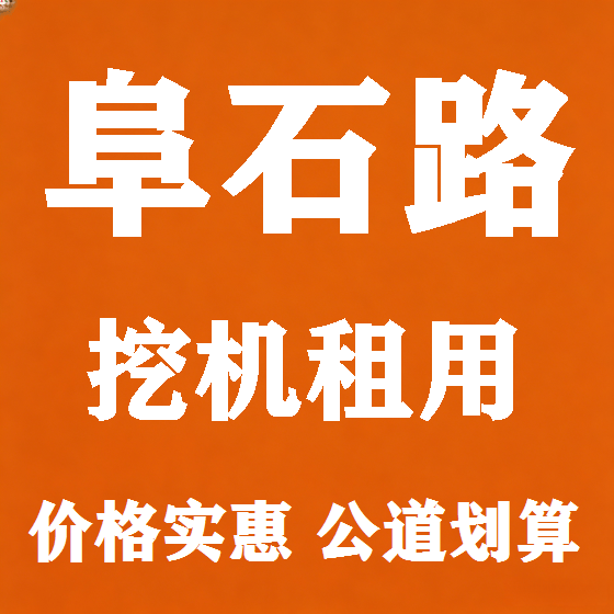 北京阜石路挖机租赁图