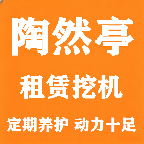 北京陶然亭挖机租赁图