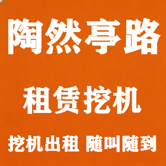 北京陶然亭路挖机租赁图