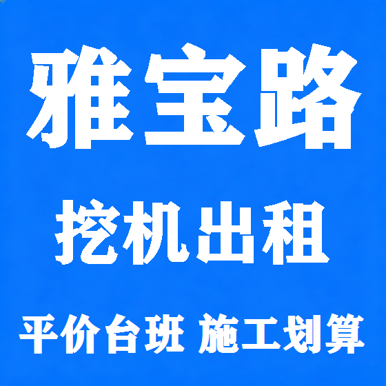 北京雅宝路挖机租赁图