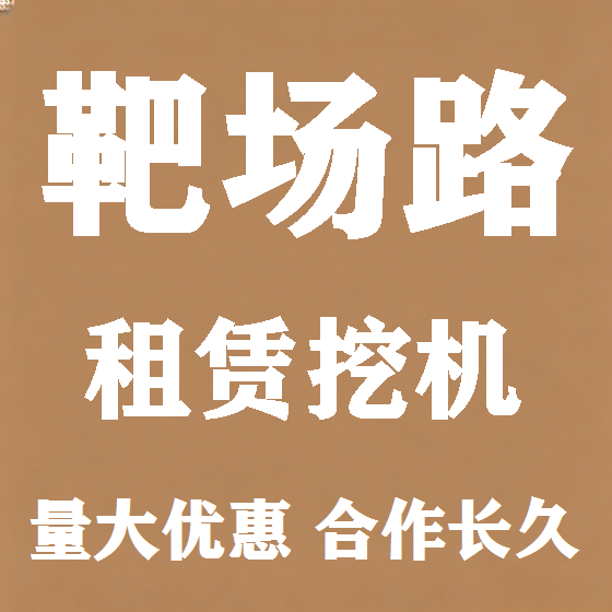北京靶场路挖机租赁图