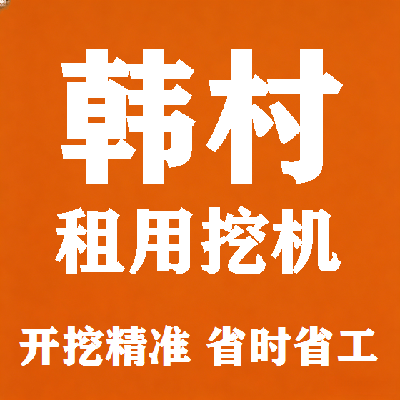 北京韩村挖机租赁图
