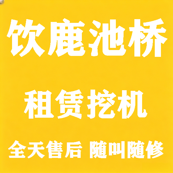 北京饮鹿池桥挖机租赁图