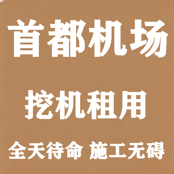 北京首都机场挖机租赁图