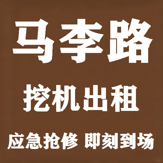 北京马李路挖机租赁图