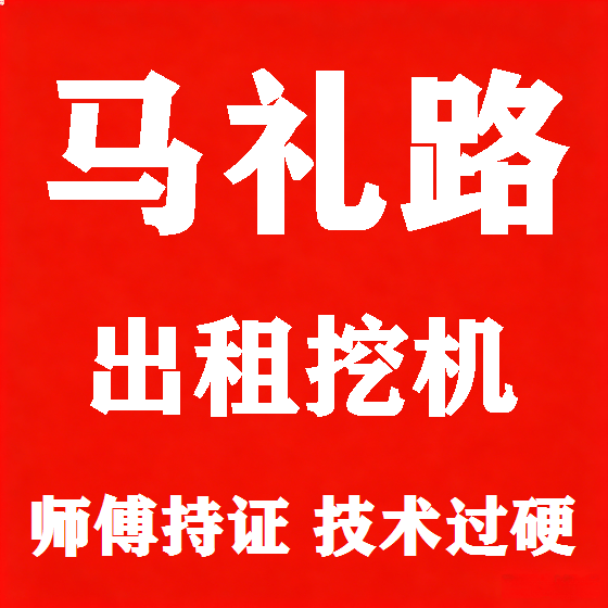 北京马礼路挖机租赁图