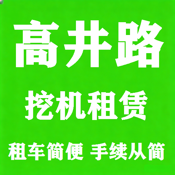 北京高井路挖机租赁图