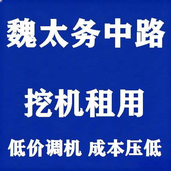 北京魏太务中路挖机租赁图
