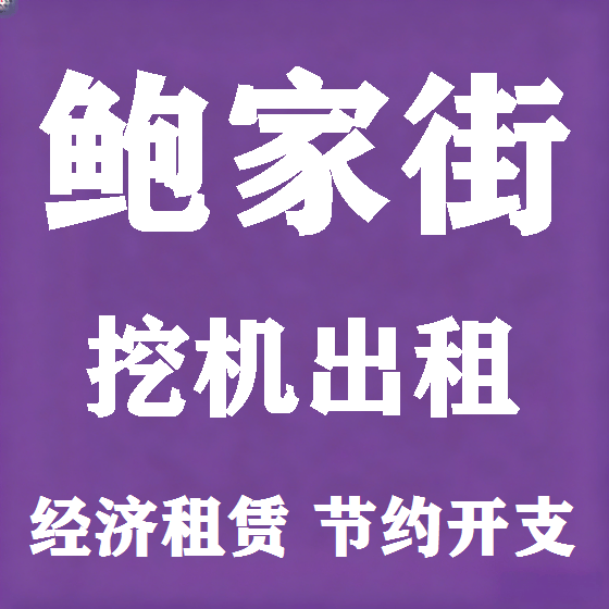 北京鲍家街挖机租赁图