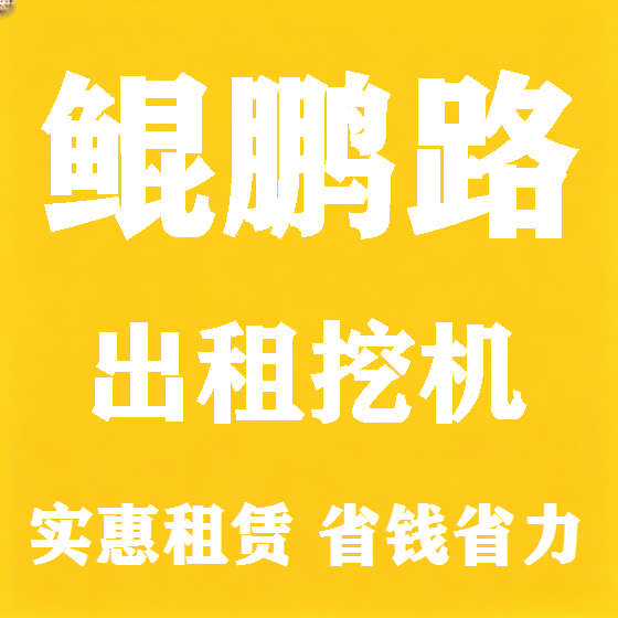 北京鲲鹏路挖机租赁图