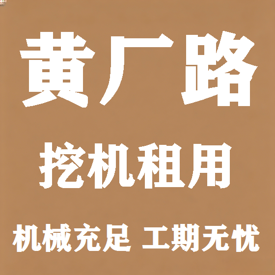 北京黄厂路挖机租赁图