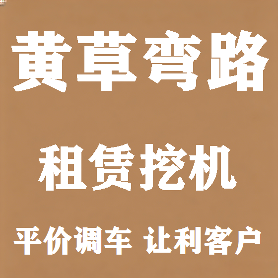 北京黄草弯路挖机租赁图