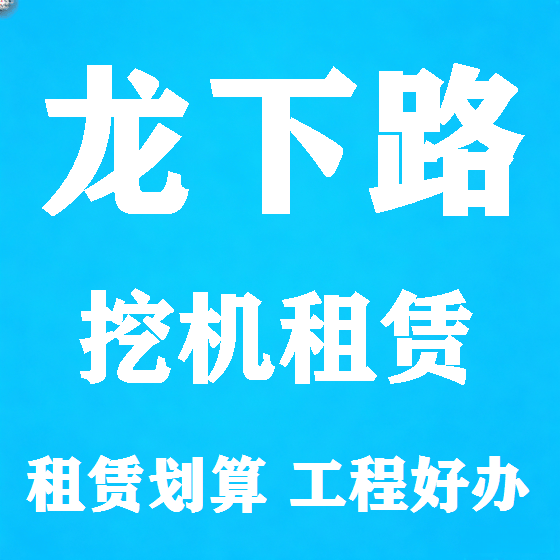 北京龙下路挖机租赁图
