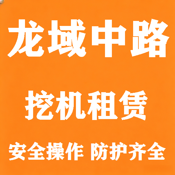 北京龙域中路挖机租赁图