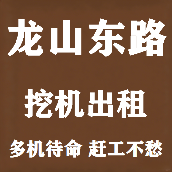 北京龙山东路挖机租赁图
