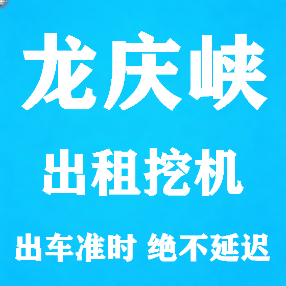 北京龙庆峡挖机租赁图
