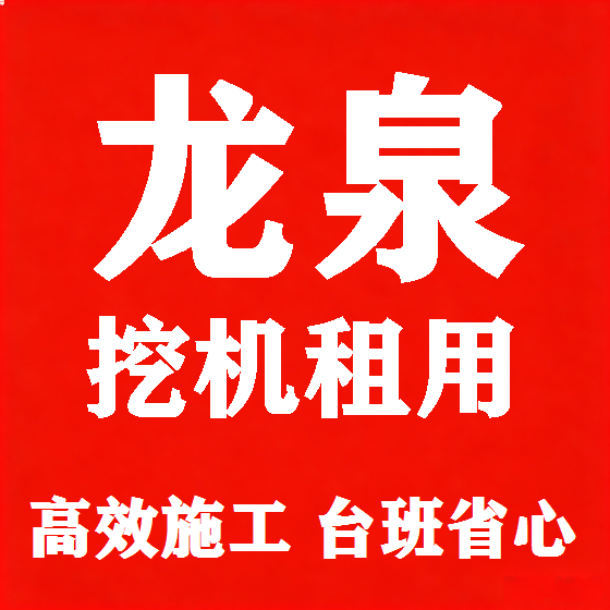 北京龙泉挖机租赁图