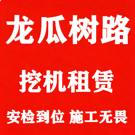 北京龙瓜树路挖机租赁图