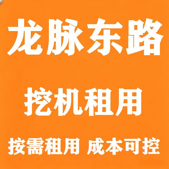 北京龙脉东路挖机租赁图